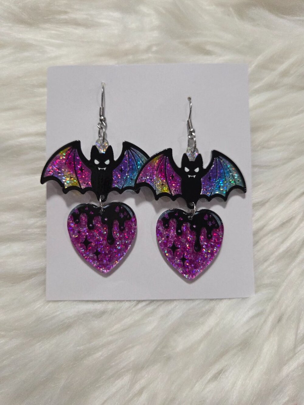 Bat Design Earrings